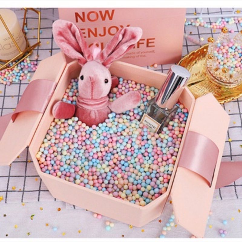 Gói 35g xốp mỹ mashmallow dùng bỏ hộp quà màu sắc pastel siêu đẹp