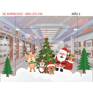 Decal Trang Trí Noel