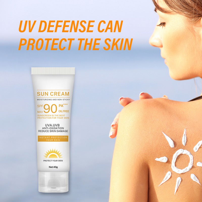 Kem Chống Nắng SPF90 PA+++ Chống Oxy Hóa Dưỡng Ẩm Làm Sáng Da 40g