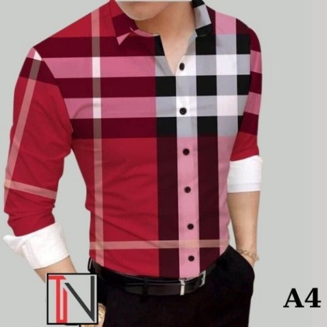 Áo Sơ Mi Nam Sọc Caro 💥 CAO CẤP💥Phong Cách Tân Thời Đại , Chất Lụa Hàn Mềm  Mại, Thoáng Mát Dvin_fashion