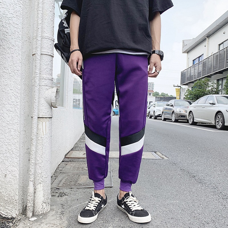 【COD】Trendy casual loose-leg track pants