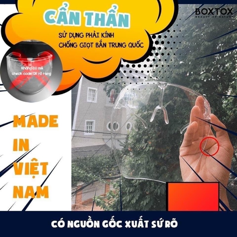 [Giao nhanh 30 phút] Tấm Chắn Chống Giọt Bắn Phòng Dịch Bảo Hộ Kháng Khuẩn Kính Chắn Bảo Vệ Mắt Trong Suốt [HÀNG CHUẨN] | BigBuy360 - bigbuy360.vn