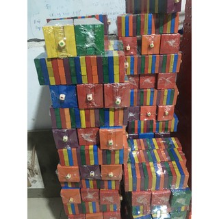 Đồ chơi rút gỗ Jenga màu cỡ đại