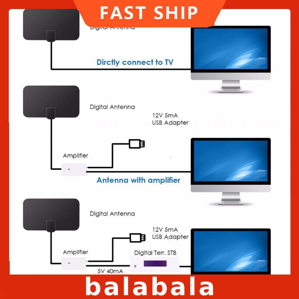 [BL]Hdtv Antenna Dedicated Mini Hd Digital Tv Antenna Dvb-T2 Antena Digital