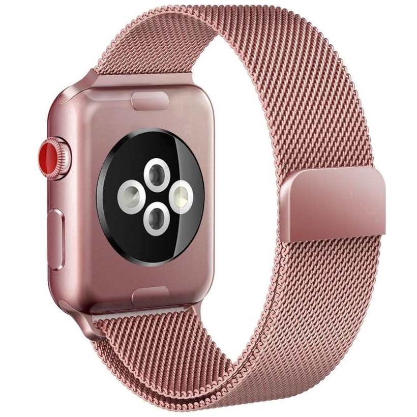 Dây Đeo Inox Milanese Cho Đồng Hồ Thông Minh Apple Watch Series 7 6 SE 5 4 3 2 1 41mm 45mm 42mm 38mm 40MM 44MM