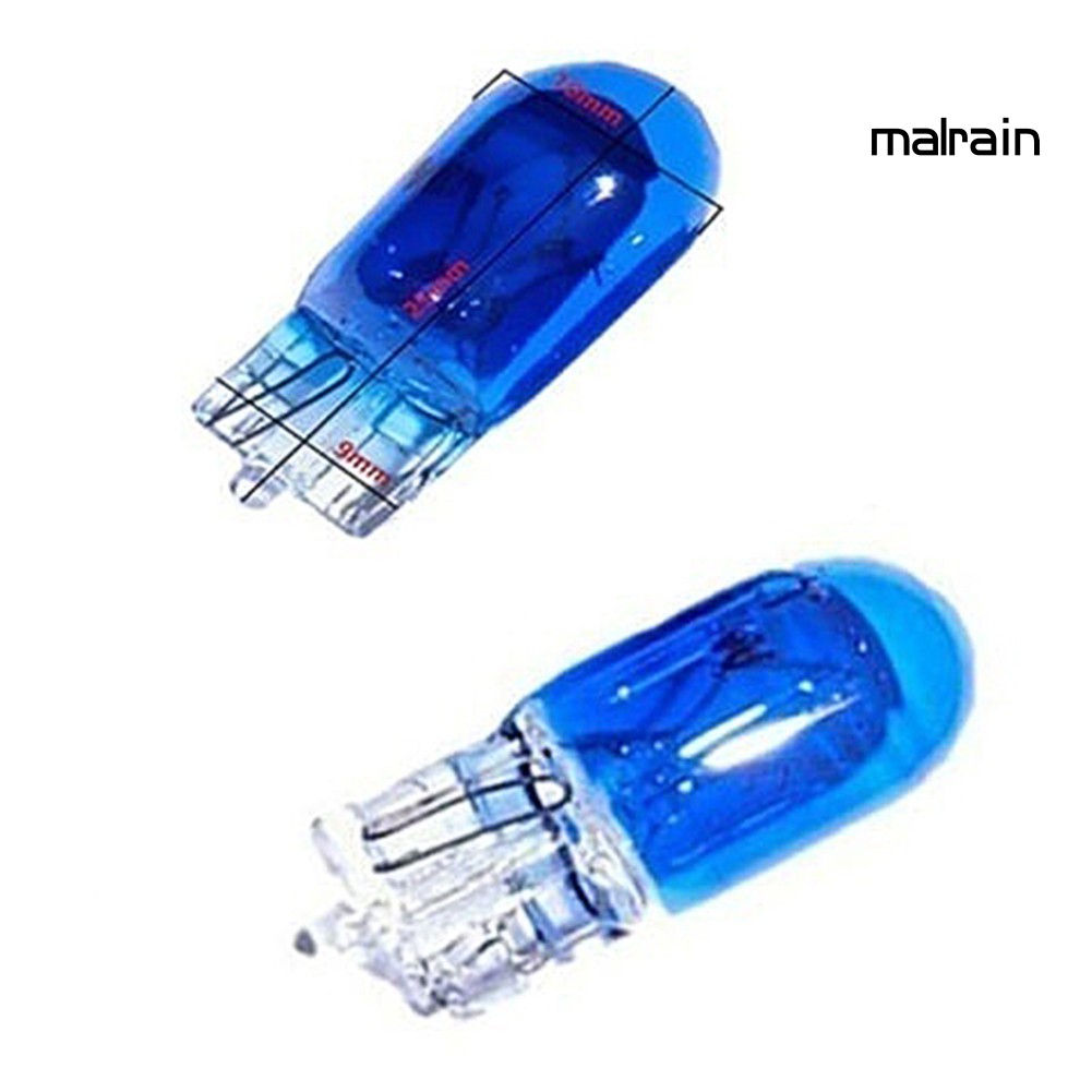 10 Bóng Đèn Halogen T10 W5w 194 12v 5w Cho Xe Hơi