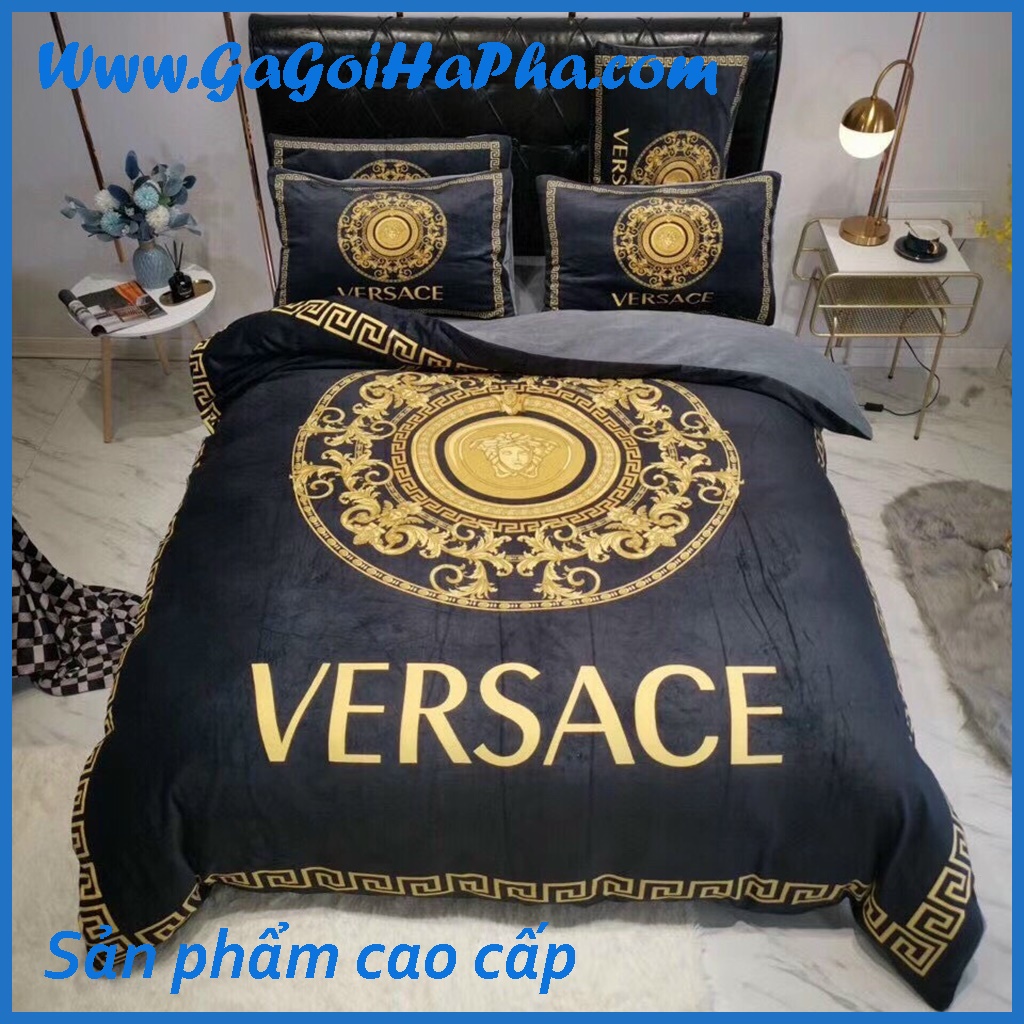 Bộ chăn ga gối nỉ in cao cấp sang chảnh, bộ ga giường nỉ loại 1 xịn xò