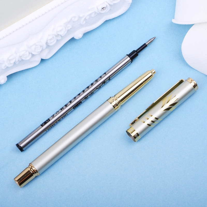 Bút bi kim loại đầu 0.5mm thiết kế sang trọng tiện lợi cho văn phòng doanh nghiệp
