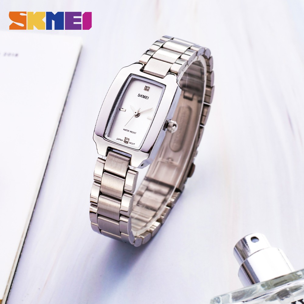 Skmei 1400 Fashion Ladies Quartz Watch Waterproof High Quality Stainless Steel Strap | BigBuy360 - bigbuy360.vn