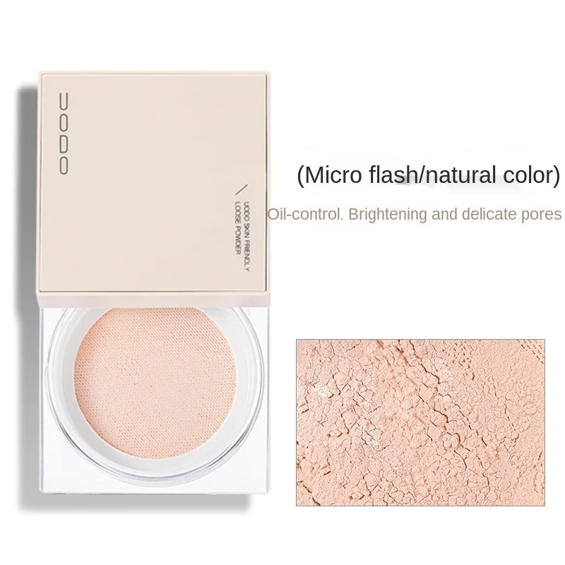 Phấn phủ Uodo che khuyết điểm lâu trôi trang điểm kháng nước chống mồ hôi không phai thích hợp cho da dầu
