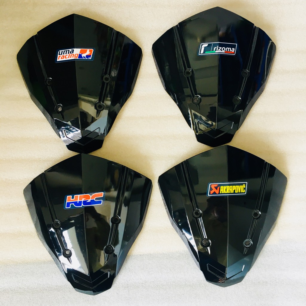 Mão chắn gió trong suốt lắp chuẩn Winner X V2