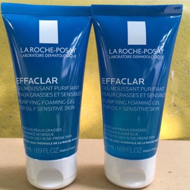 Sữa rửa mặt La Roche Posay Gel cho da dầu mụn 50ml, 400ml