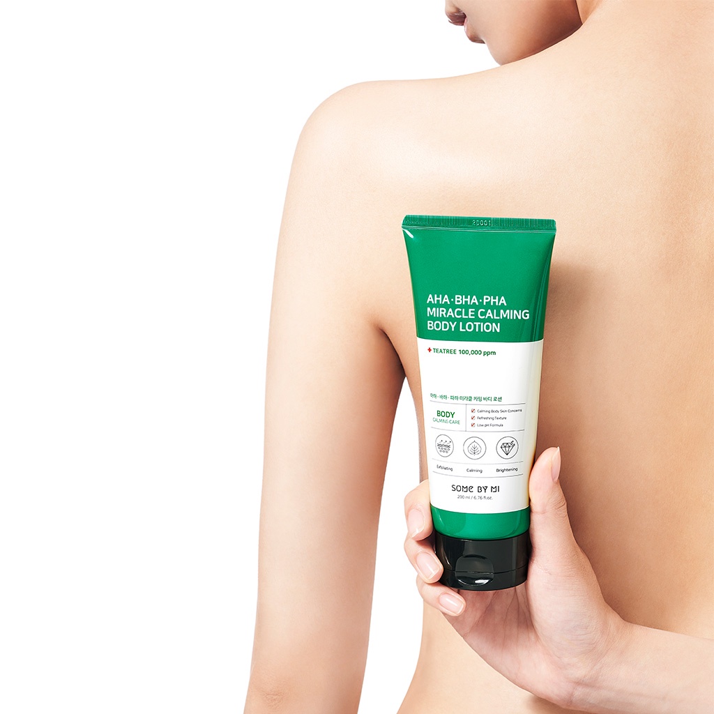 Sữa dưỡng thể toàn thân làm dịu da SOME BY MI AHA-BHA-PHA MIRACLE CALMING BODY LOTION 200ml