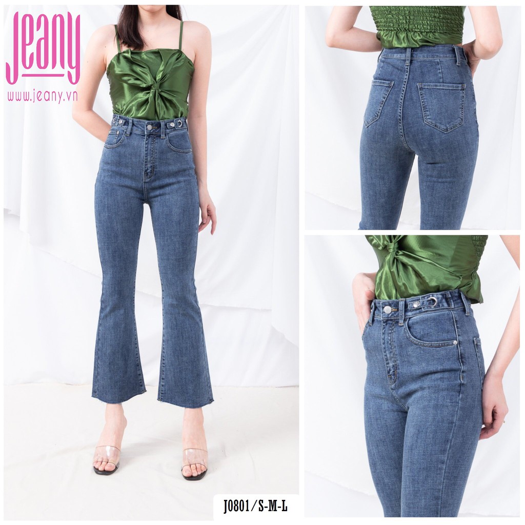 Quần Jean Ống Bass Màu Nhạt J0801 - Jeany