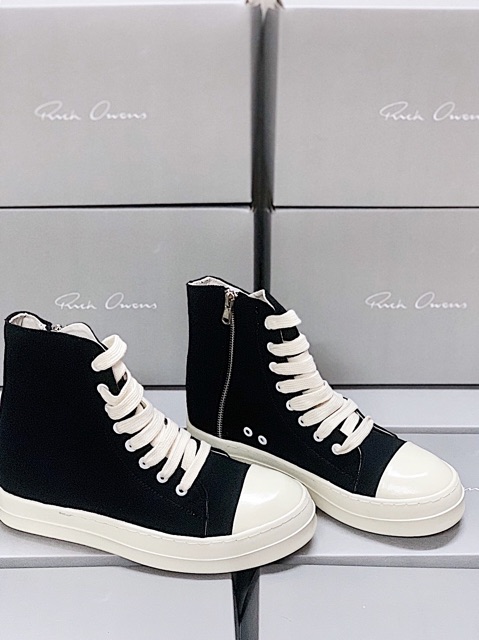 [Ảnh shop tự chụp] Giày Rick Owen cao cổ full box | BigBuy360 - bigbuy360.vn