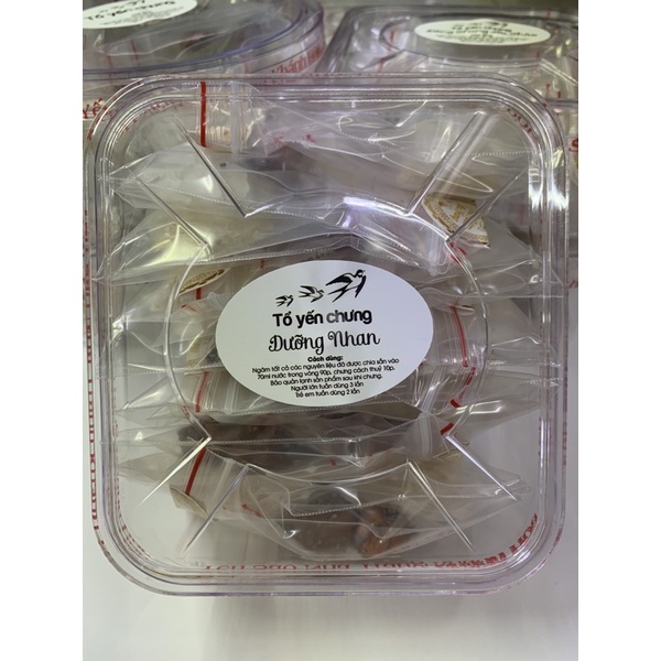 set tổ yến dưỡng nhan- tổ yến chưng hạt bồ mễ + nhuỵ hoa nghệ tây[ tặng hủ thuỷ tinh]