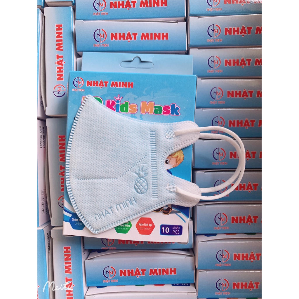 Khẩu trang Trẻ em 5D mask kid Nhật Minh Hộp 10 cái