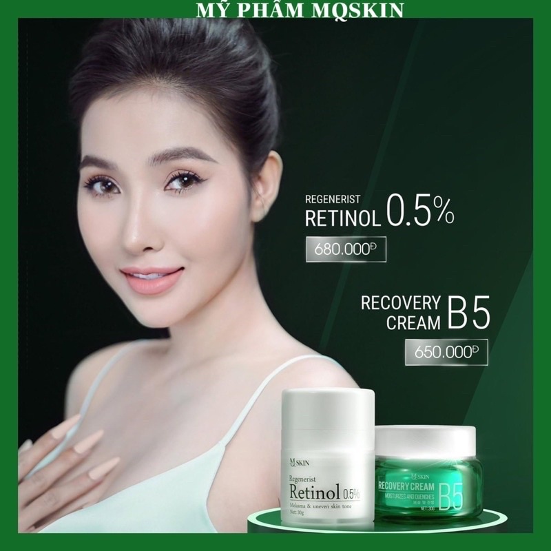 KEM DƯỠNG DA RETINOL VÀ KEM FACE B5 MQSKIN