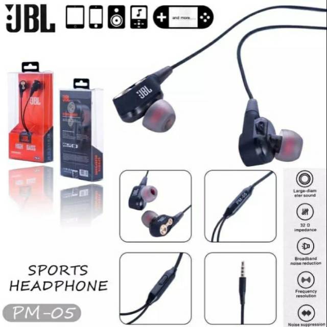Tai Nghe Nhét Tai Jbl Pm-05 Jack 3.5mm Chất Lượng Cao | BigBuy360 - bigbuy360.vn