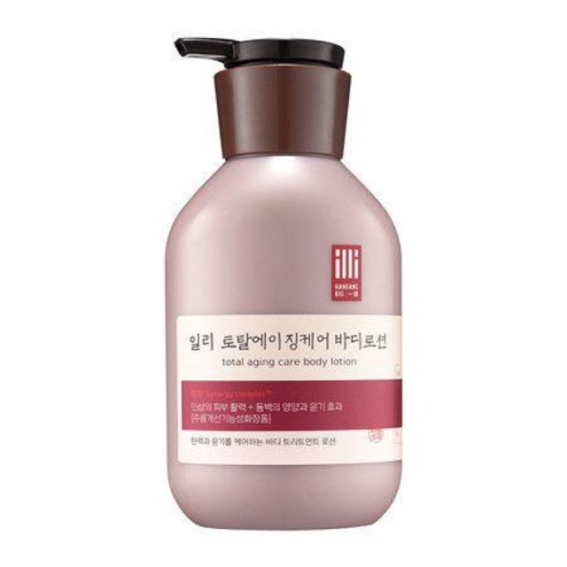 Sữa dưỡng thể trắng da chống lão hoá ILLIYOON TOTAL AGING CARE BODY LOTION