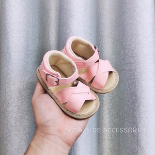 (Sale lẻ size)Sandal nơ lấp lánh-đan chéo