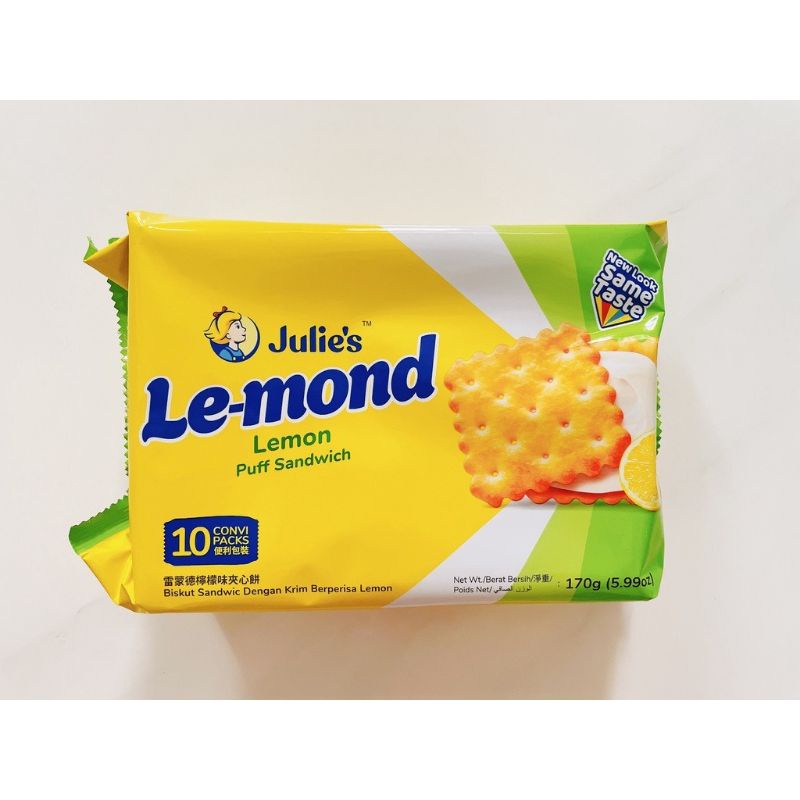 Bánh julie Lemond nhân kem chanh 170g