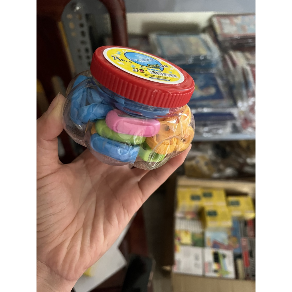 Gọt bút chì nhiều hình dễ thương, nhiều màu cho bé