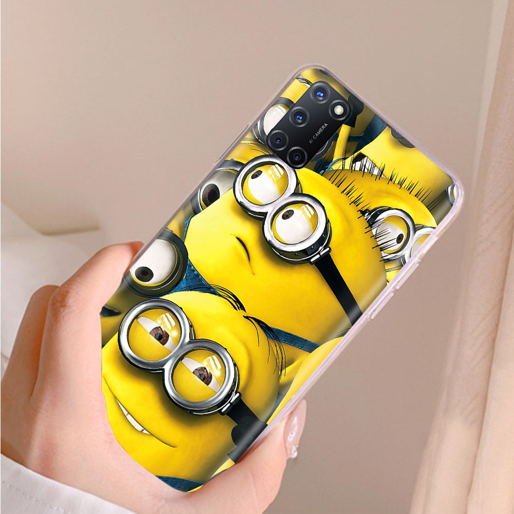 Ốp Điện Thoại Mềm Trong Suốt Hình Minion Màu Vàng Gt312 Cho Iphone 8 7 6s 6 Plus 5 5s Se 5c 4 4s