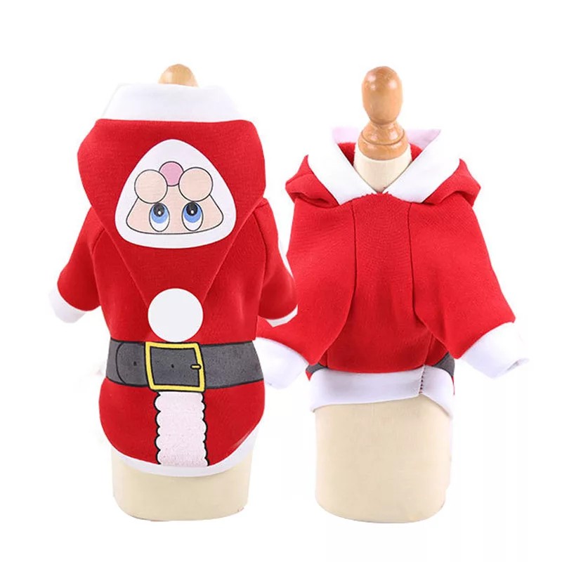 Áo Hoodie Ông Già Noel Cho Thú Cưng