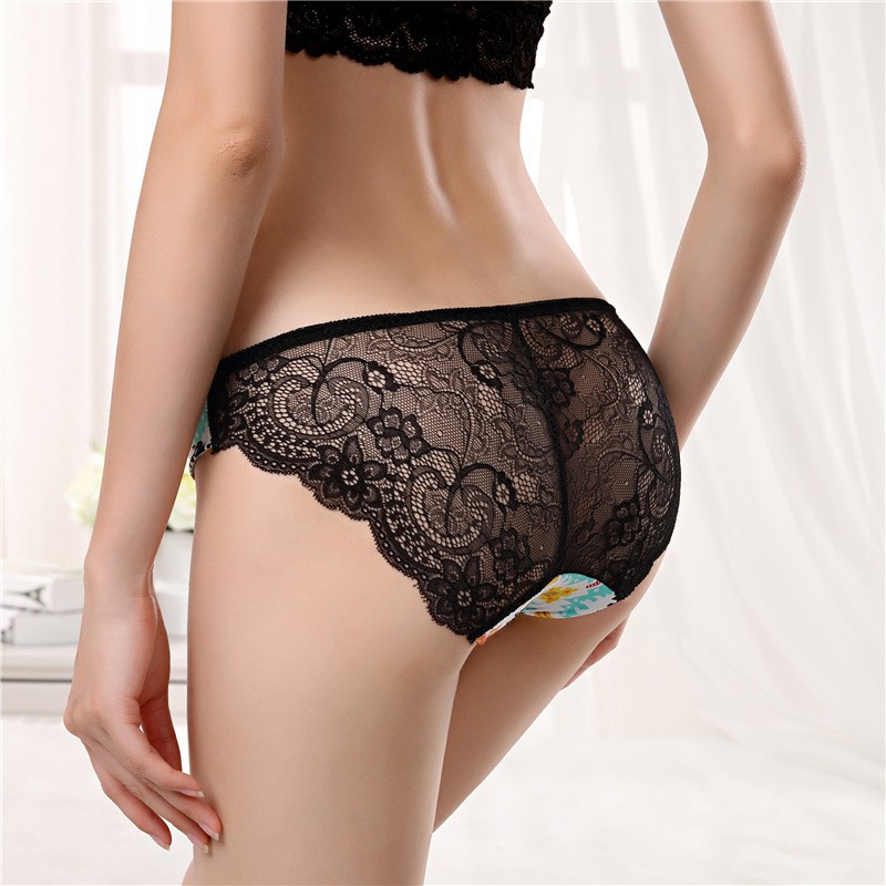 Quần lót vải ren không đường may thời trang quyến rũ cho nữ size m-xxl