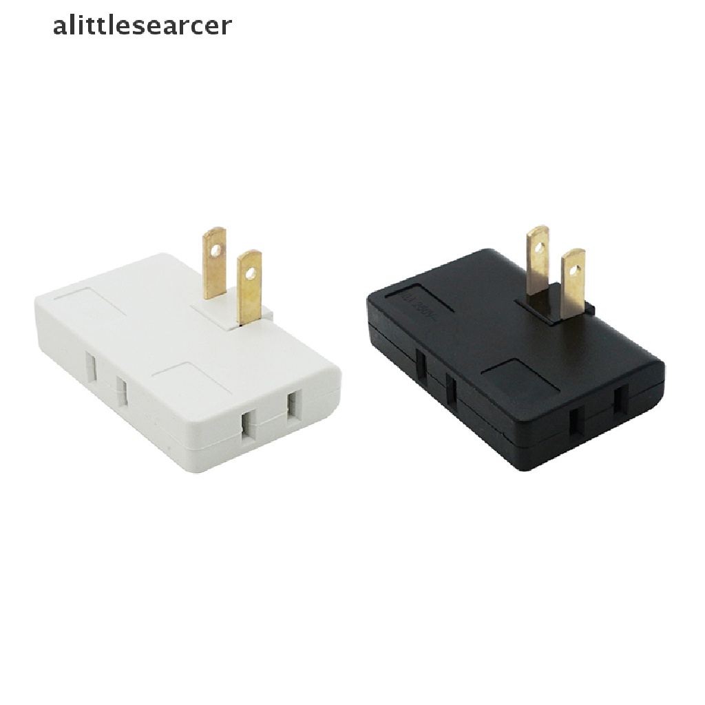 【ER】 US 3in1 Extension Plug Electrical Adapter 180° Rotation Adjustable Mini Socket .