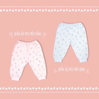 Quần dài hình mèo mây miomio cotton dầy