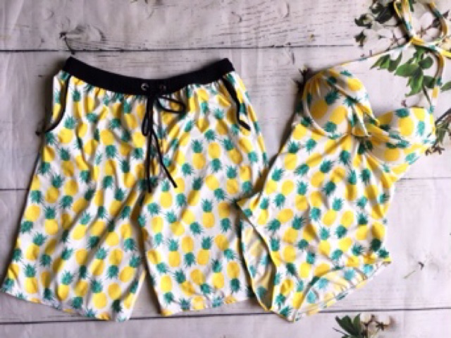 [ ẢNH SÀN+ FREESHIP] Quần bơi cặp nam nữ ( kèm áo) | BigBuy360 - bigbuy360.vn