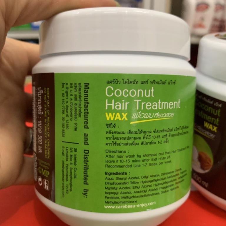 Ủ Tóc Dừa Non Carebeau Siêu Mềm Mượt Thái Lan 500ml