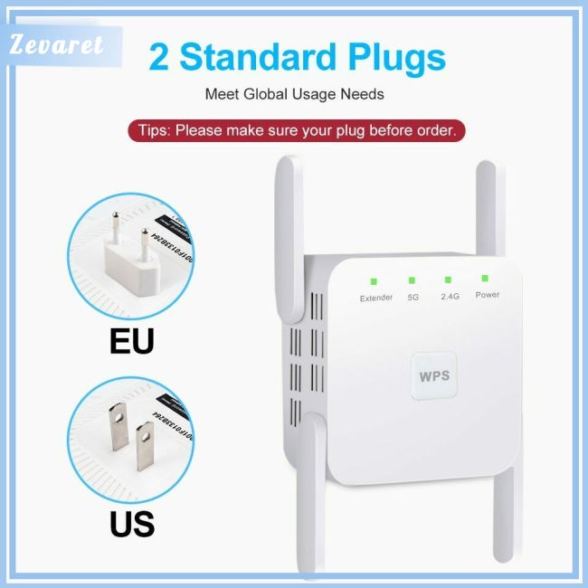 Bộ PháT SóNg WiFi Zevaret AC1200M Băng Tần Kép 5G