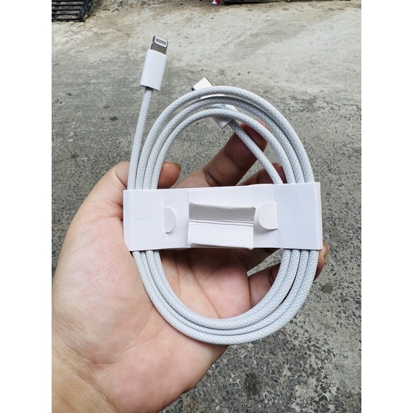 Cáp sạc nhanh IPdây bọc dù-cổng Type-c-