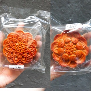 Khuôn trung thu lò xo 2020 Tháp sen 150g 2 mặt 1 nhấn mẫu 187