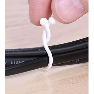 Bộ 20 Dây Xoắn Giữ Dây Cáp Điện Gọn Gàng Xuất Nhật