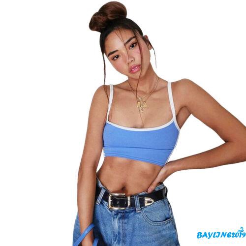 Áo croptop sát nách phong cách sành điệu cho nữ