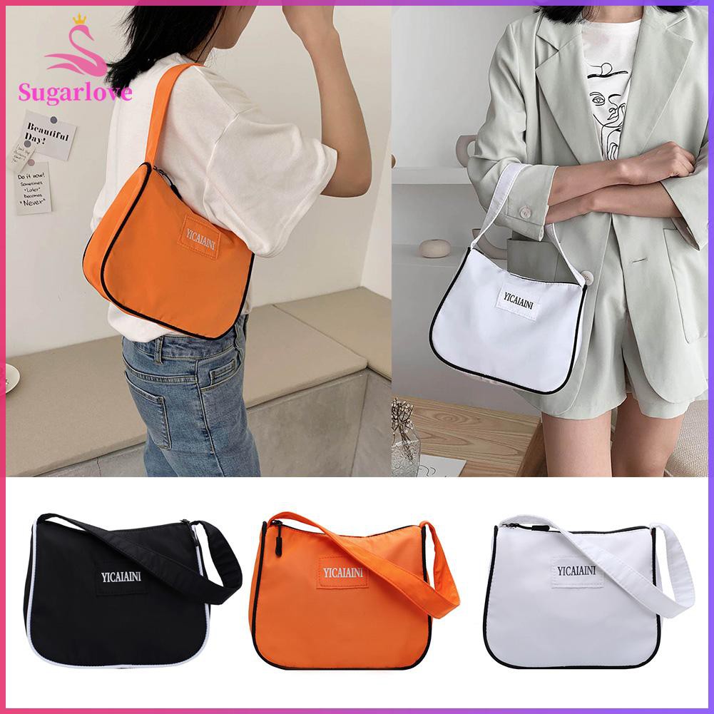 Beautiful※Women Travel Handbags Tote Ladies Nylon Casual Shoulder Zipper Shopping Bag