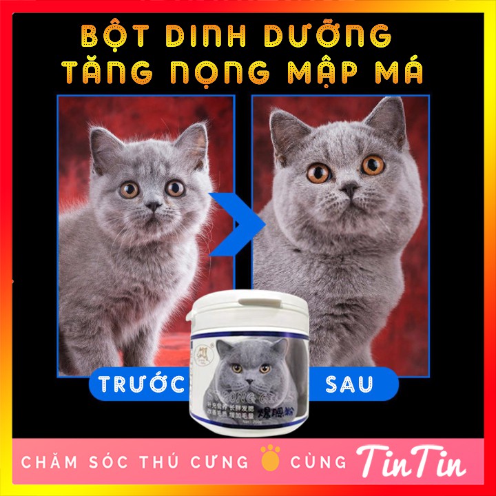 Bột Dinh Dưỡng Tăng Nọng Mập Má STRONG GRILLS 200gr Cho Mèo #Tintin Pet Store