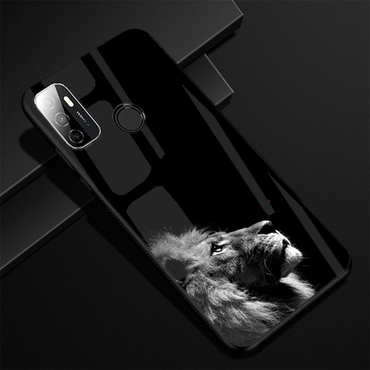 Ốp Lưng OPPO A53 mặt kính cường lực cao cấp thiết kế Độc Quyền