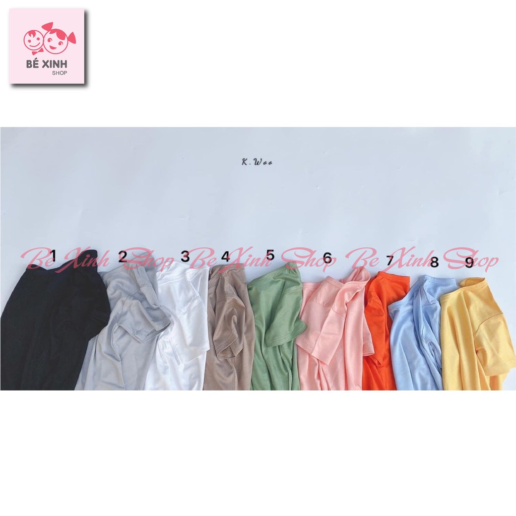 Áo thun áo phông cho bé trai bé gái trẻ em Minky Mom [Cotton loại1] áo thun /phông / ao thun 100% COTTON cho bé gái trai