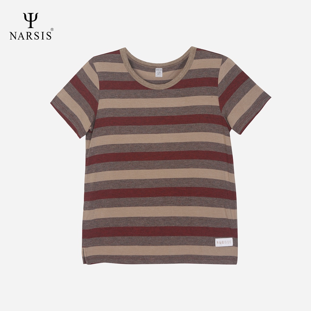 Bộ hè bé trai Narsis KE0010 áo cộc tay cổ tròn chất cotton cao cấp