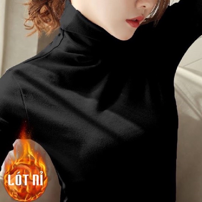 MS017 [LÓT NỈ] Áo giữ nhiệt lót nỉ Quảng Châu phong cách Hàn Quốc siêu ấm