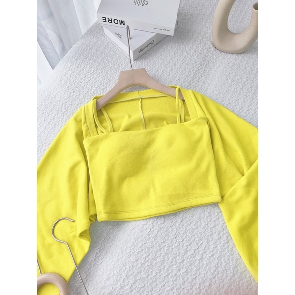 SET ÁO KHOÁC VÀNG + ÁO 2 DÂY VÀNG (TH)