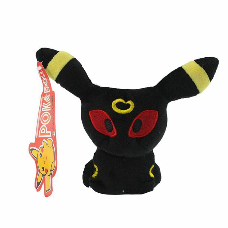 Thú nhồi bông hình Eevee Leafeon Umbreon Jolteon Pokemon mini 13cm dễ thương