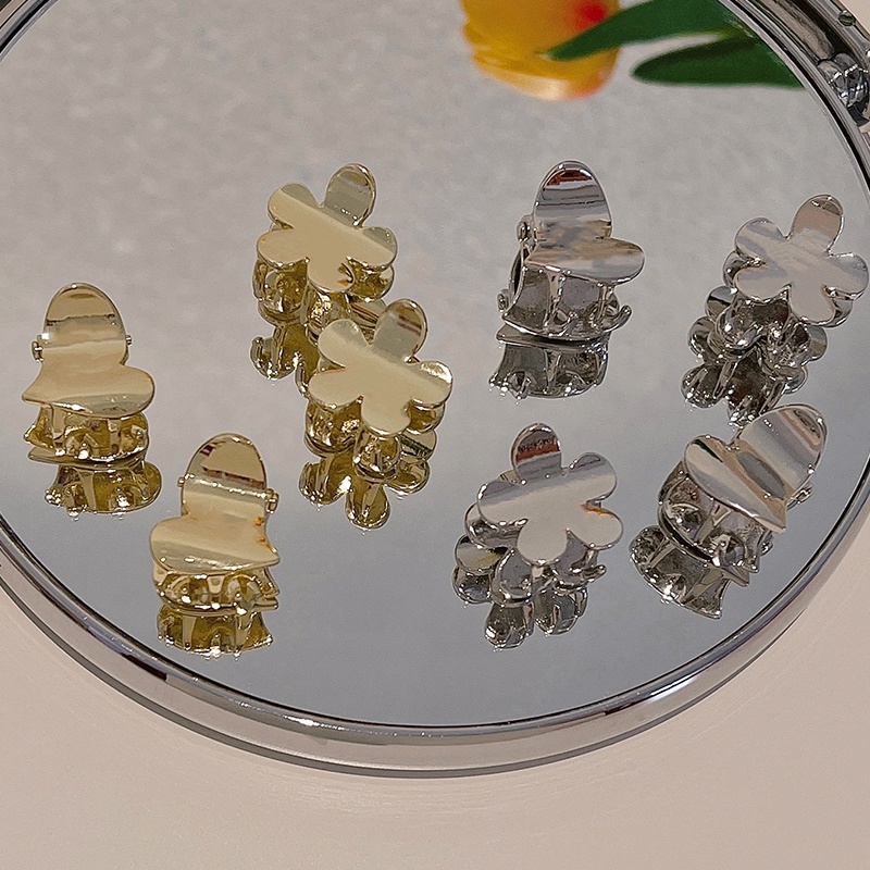 Set 2 Kẹp Tóc Kim Loại Mini Hình Học