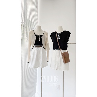 Áo ba lỗ croptop [2YOUNG] [A1722 (ảnh thật)