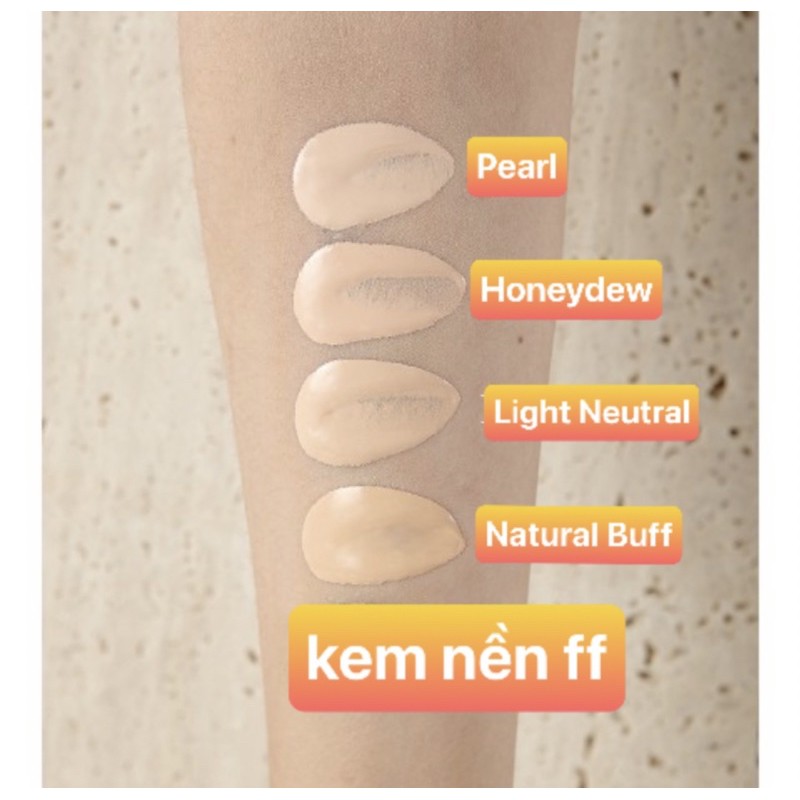 Kem Nền Lâu Trôi 🌸FREESHIP🌸 Kem nền  Siêu Nhẹ Nhiều Tông Màu Lựa Chọn Fresh & Flawless Foundation Pearl